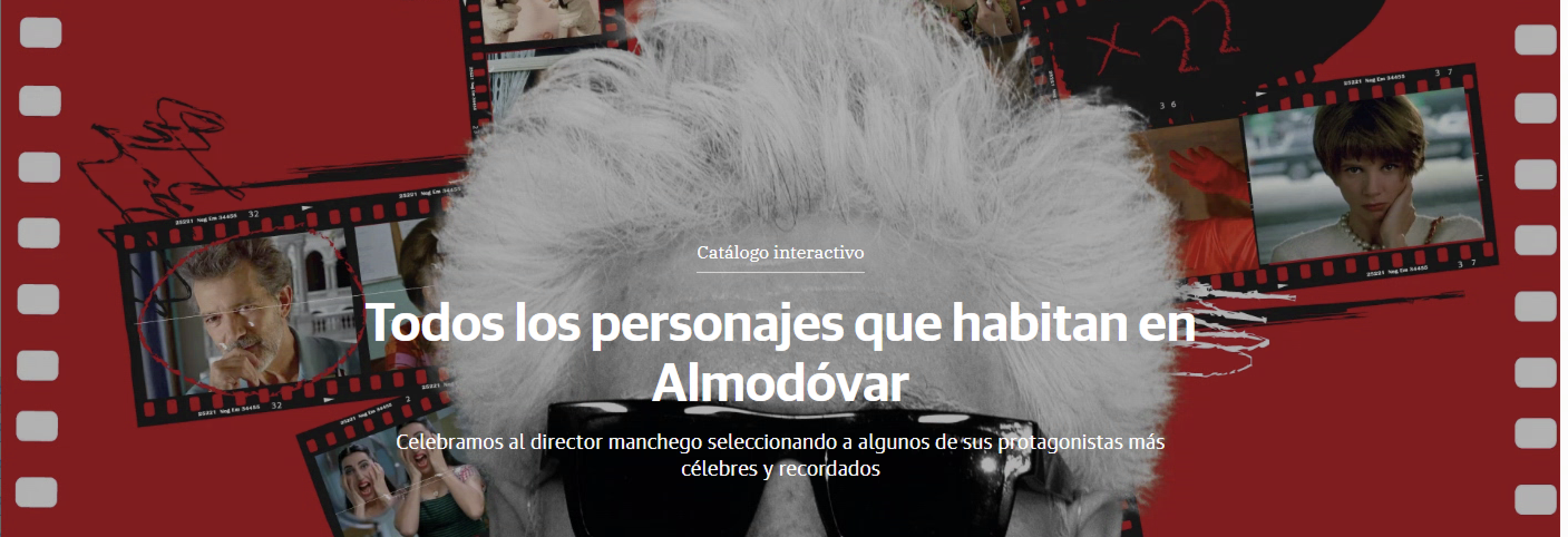 captura de pantalla de la sección web Pantallas