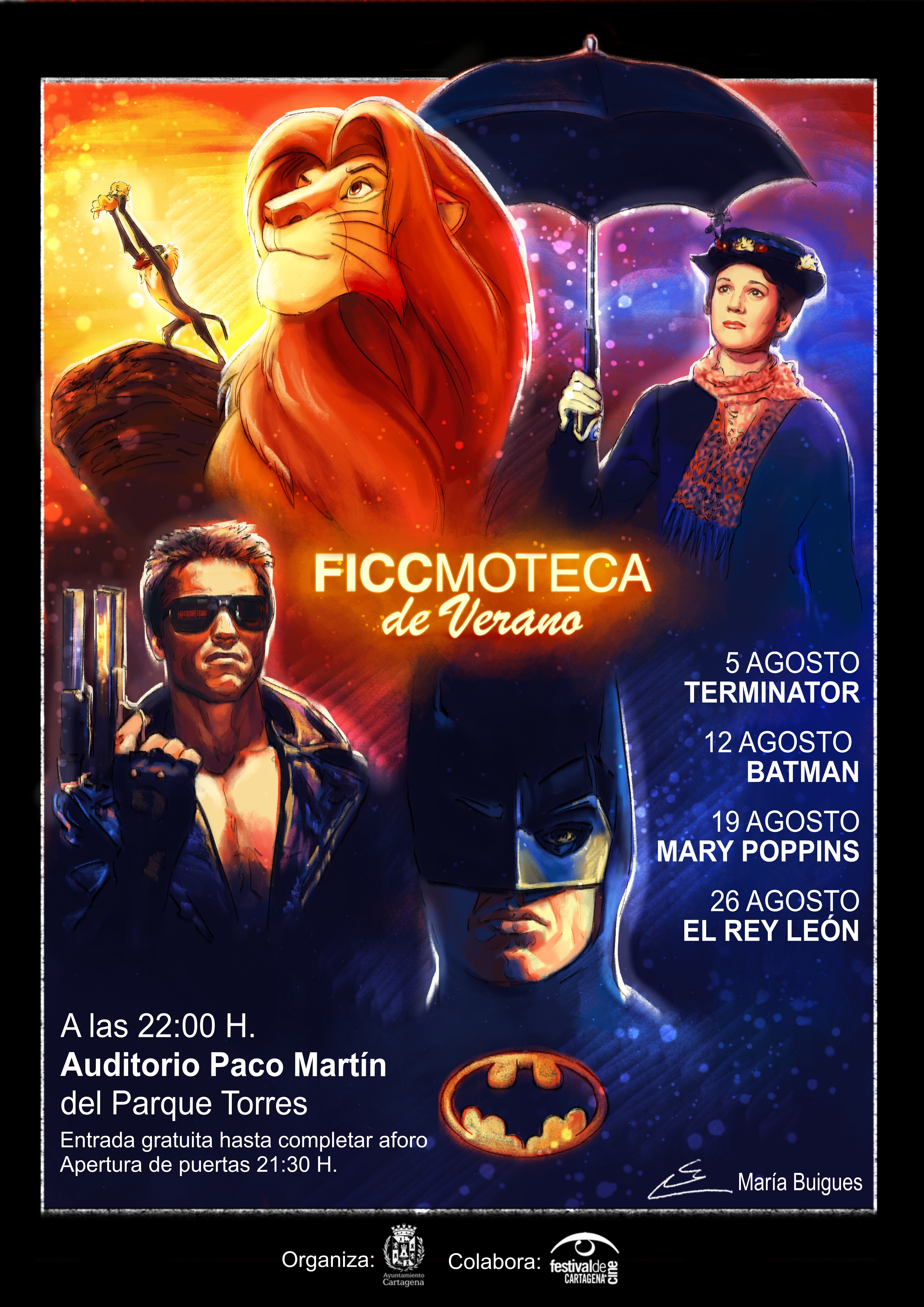 cartel ficcmoteca de verano 2025