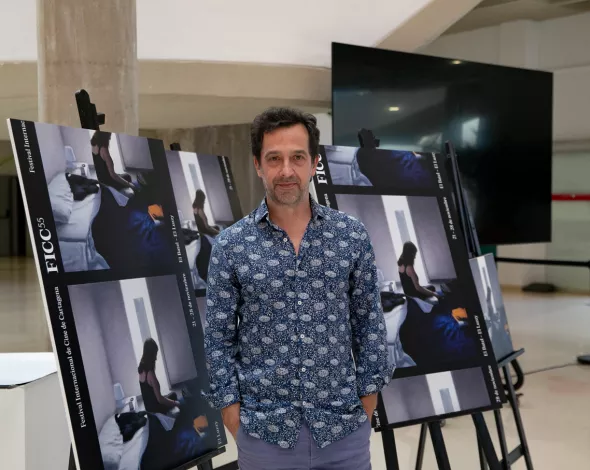 Gonzalo Sicre en la presentación del cartel del FICC55
